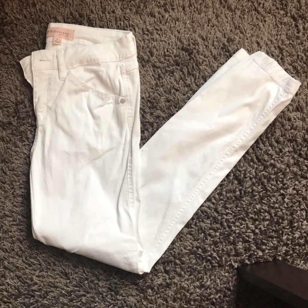 White soft Philosophy jeans 👖🥰 NWOT